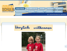 Tablet Screenshot of marienschule-kleve.de
